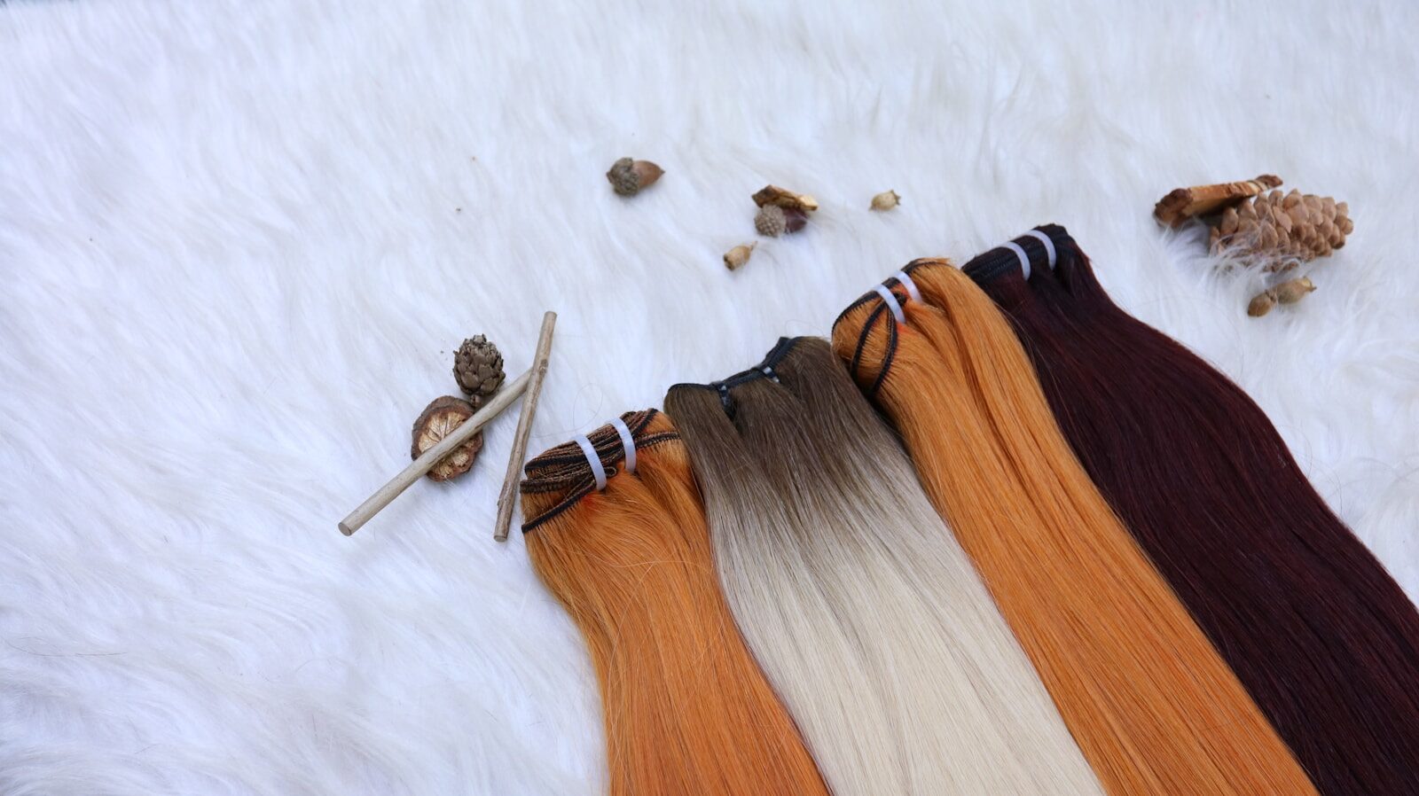 tape and weft hair extensions before and after Epping